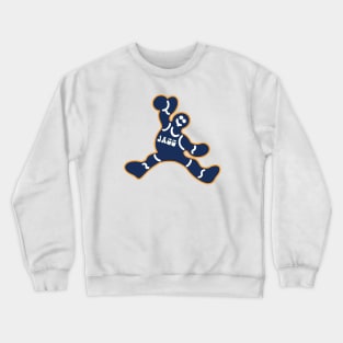 Jumping Utah Jazz Gingerbread Man Crewneck Sweatshirt